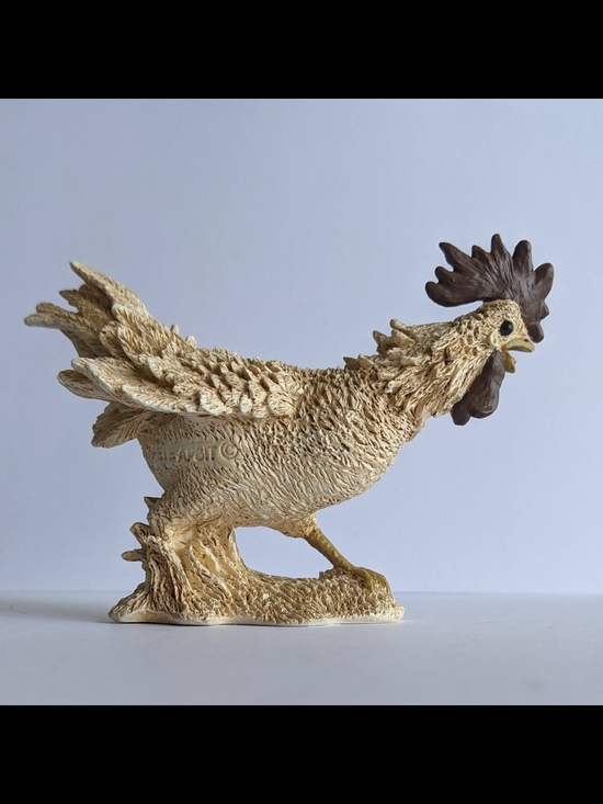 Pete Apsit Other - Pete Apsit Farmhouse Rooster Figurine Hand Painted Resin Chicken Rustic Country